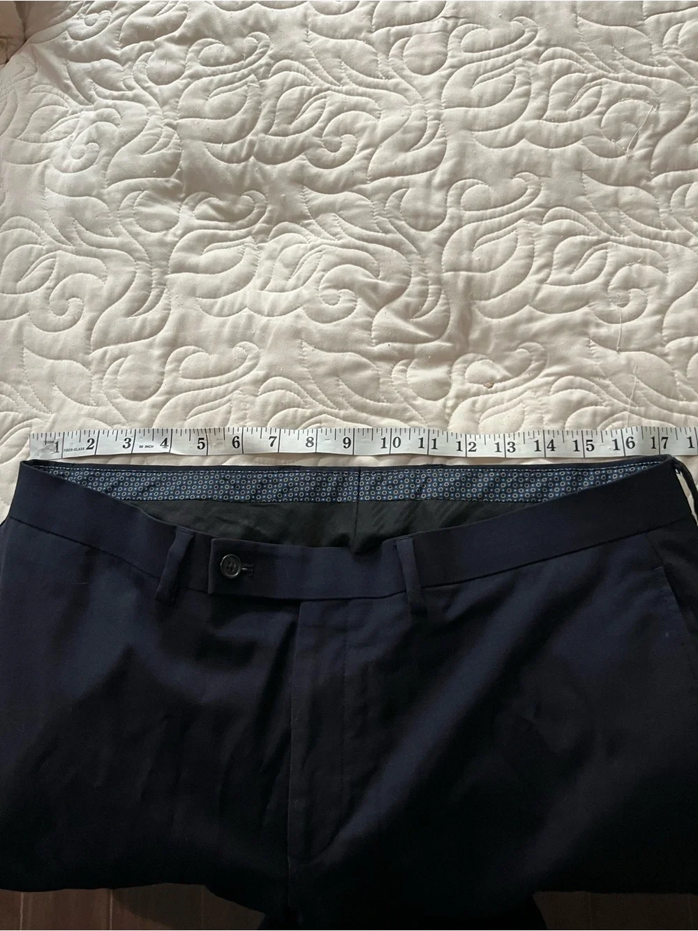 Lauren Ralph Lauren Wool Blend Men's Navy Dress Pants 34x30